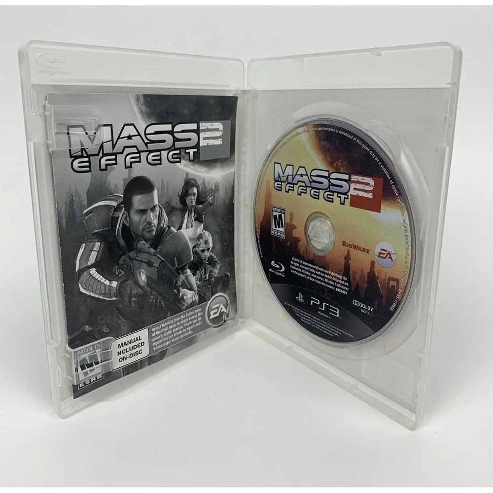 Mass Effect 2 (Sony PlayStation 3 PS3, 2011) Complete Cib [Tested]